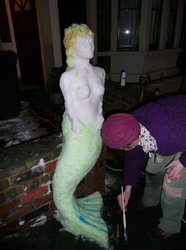 Grumpy Mermaid - from front.